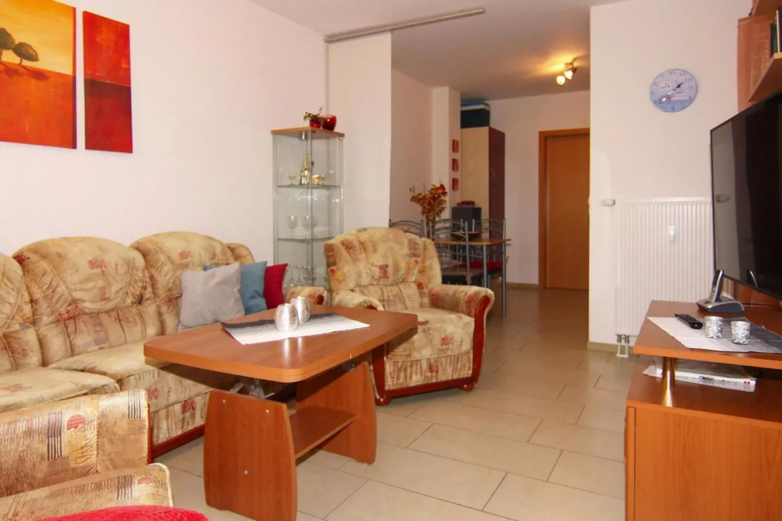 Ferienwohnung Windflücher Nienhagen-Woonkamer