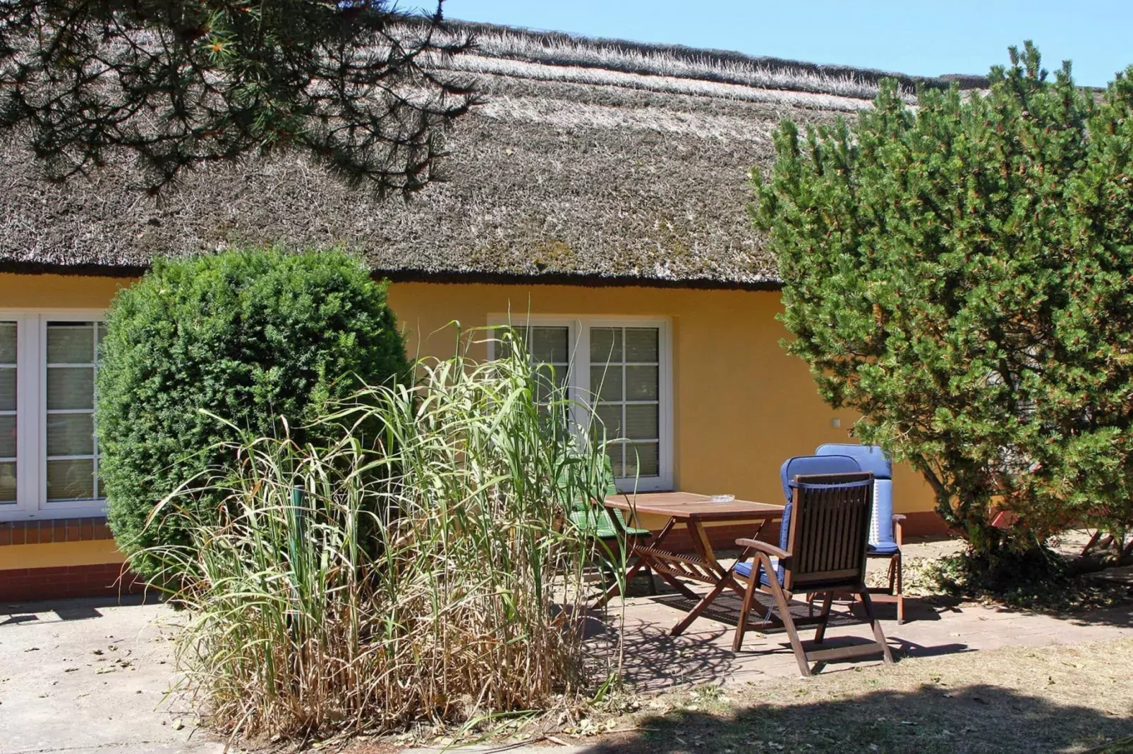Appartementhaus Kathrin Wieck am Darß-2-Raum-App Typ 2-Buitenkant zomer