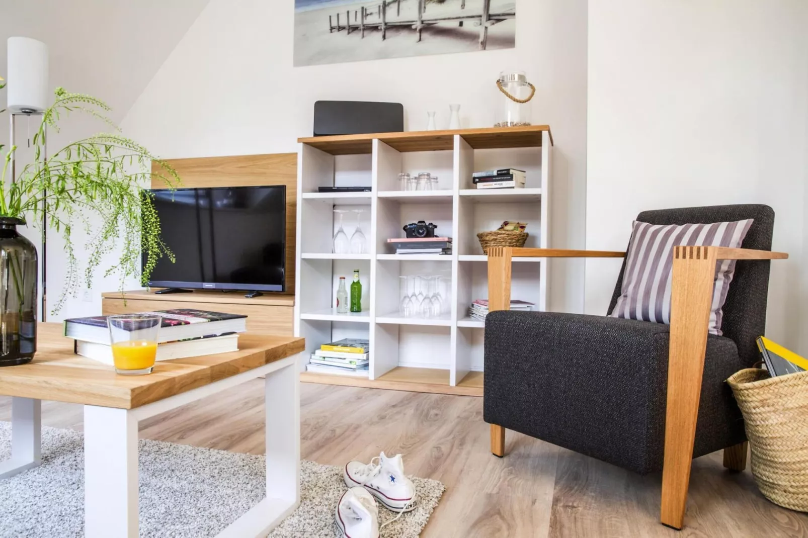 Ferienwohnung Zingst-Buhnen 24-Woonkamer