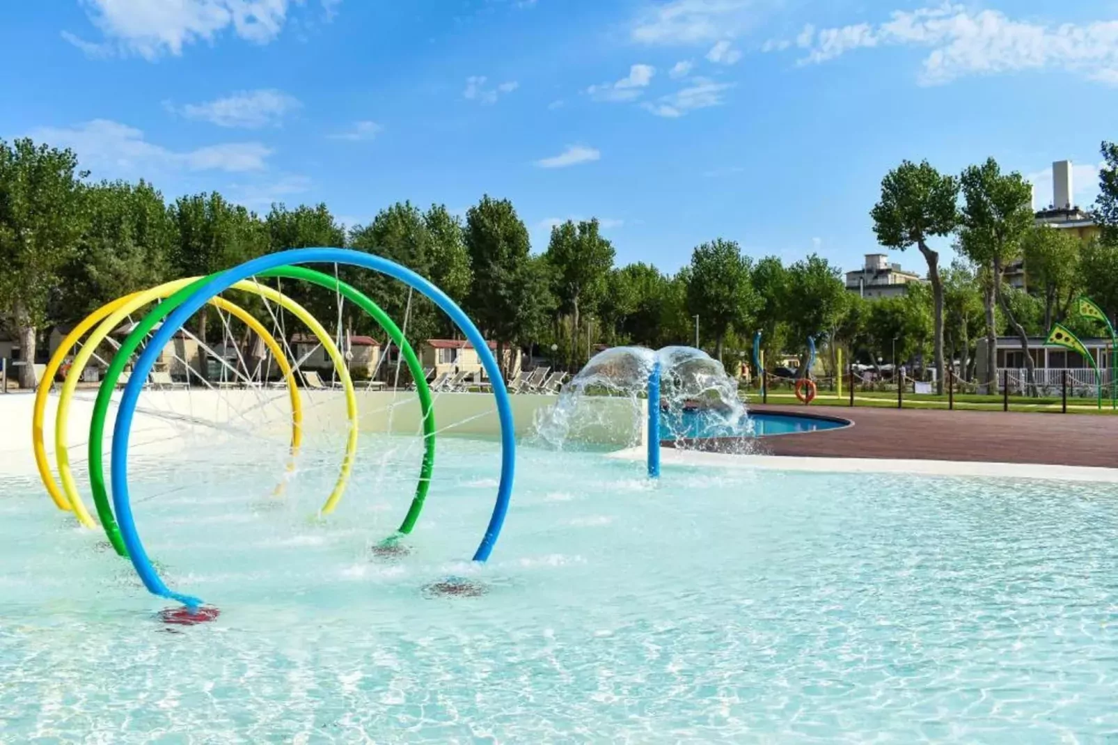 Rimini Family Village Viserba Rimini - Lodge Superior 6 pax-Zwembad
