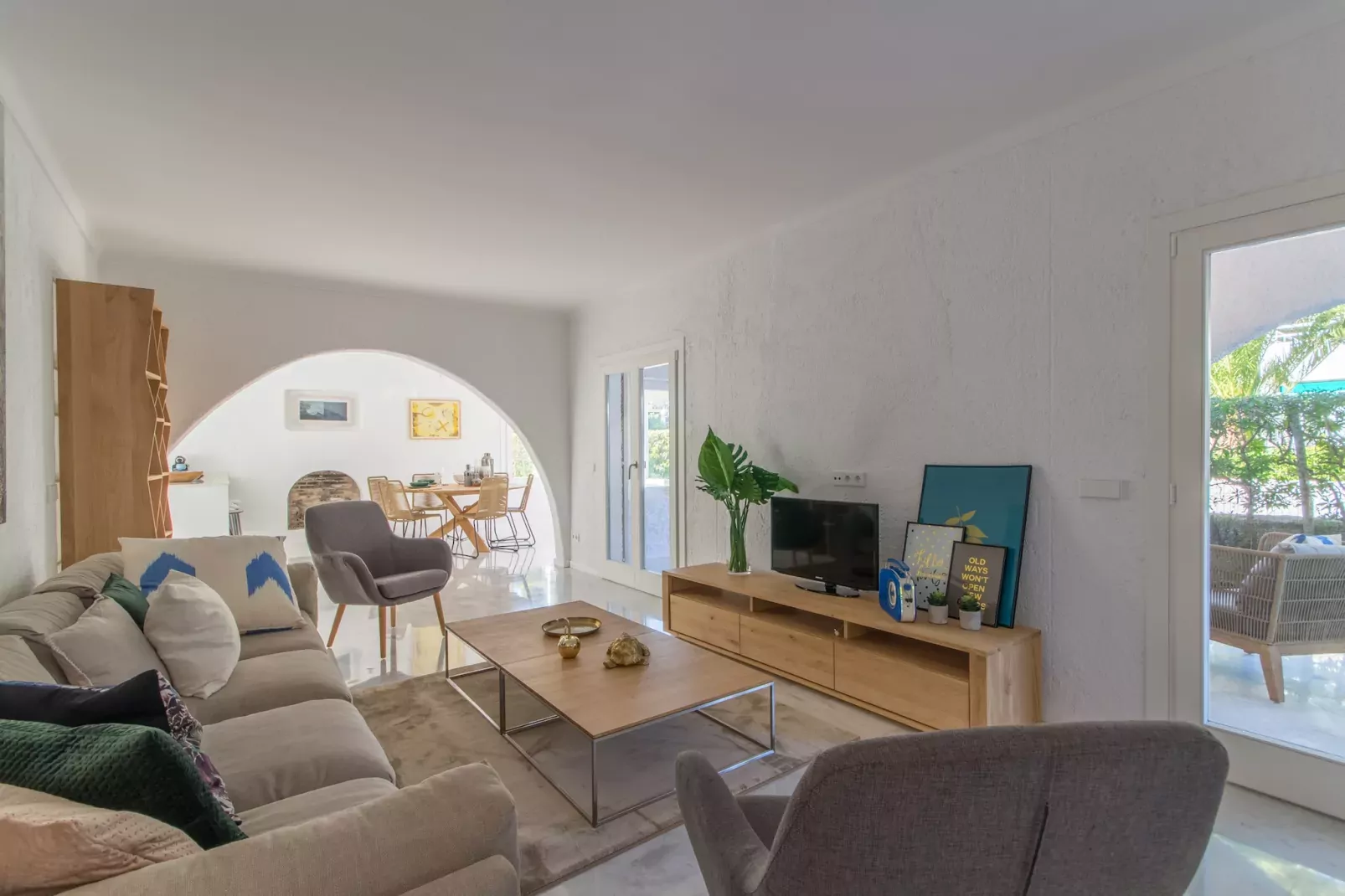 Can Catlar, Beach House 5StarsHome Mallorca-Woonkamer