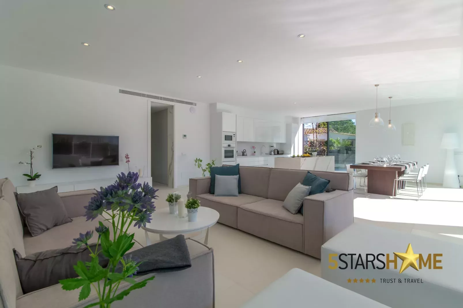 La Pau de Mar, Villa 5StarsHome Mallorca-Woonkamer