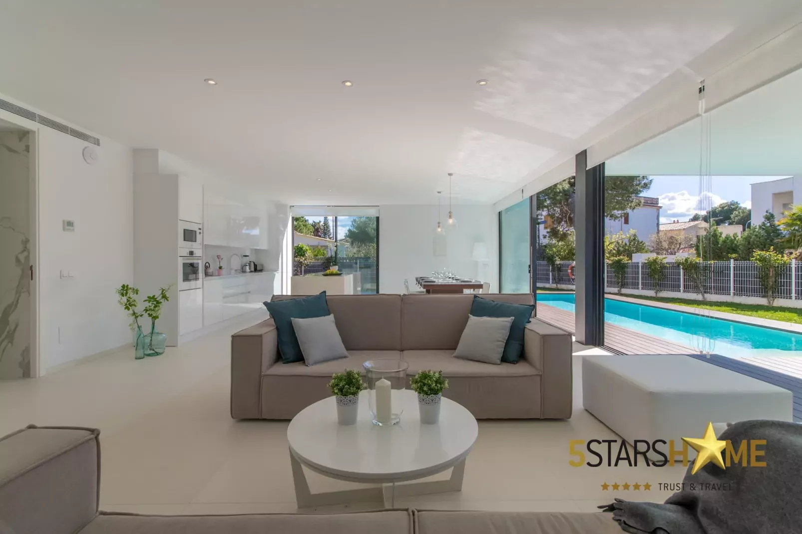 La Pau de Mar, Villa 5StarsHome Mallorca-Woonkamer