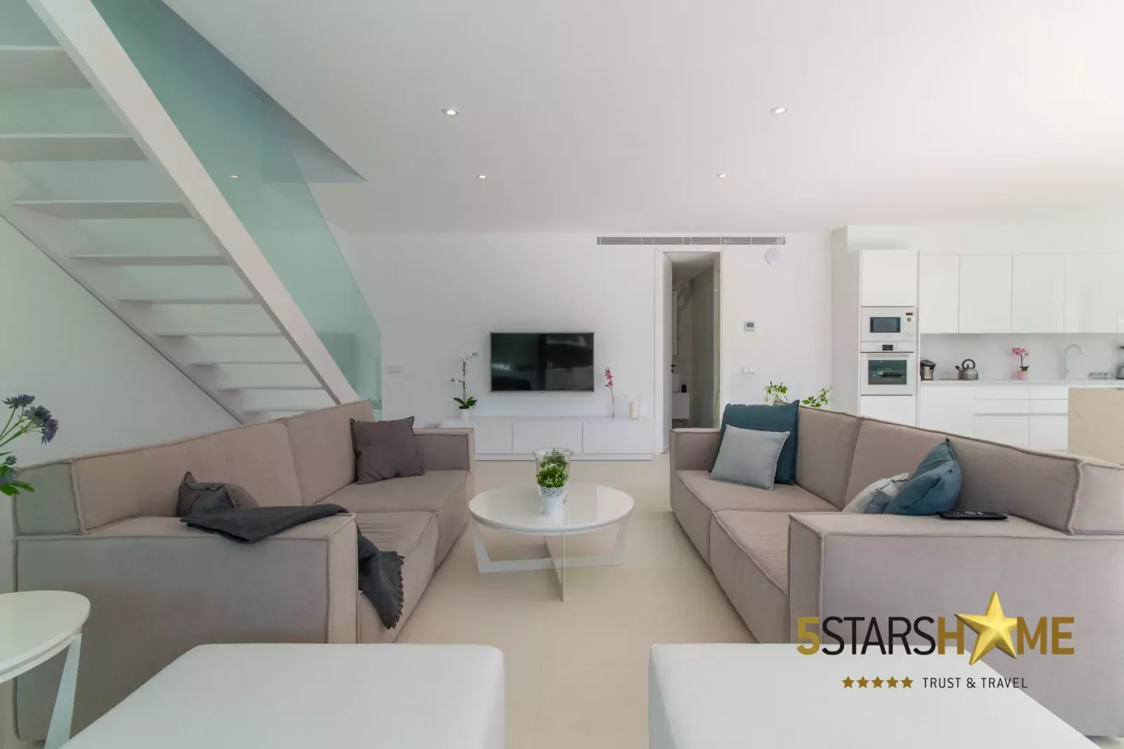 La Pau de Mar, Villa 5StarsHome Mallorca-Woonkamer