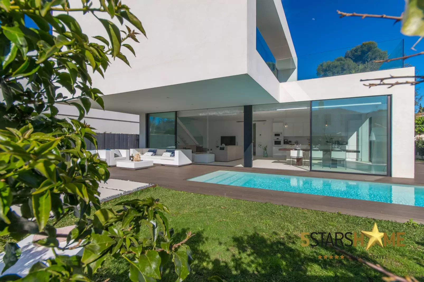La Pau de Mar, Villa 5StarsHome Mallorca-Tuinen zomer