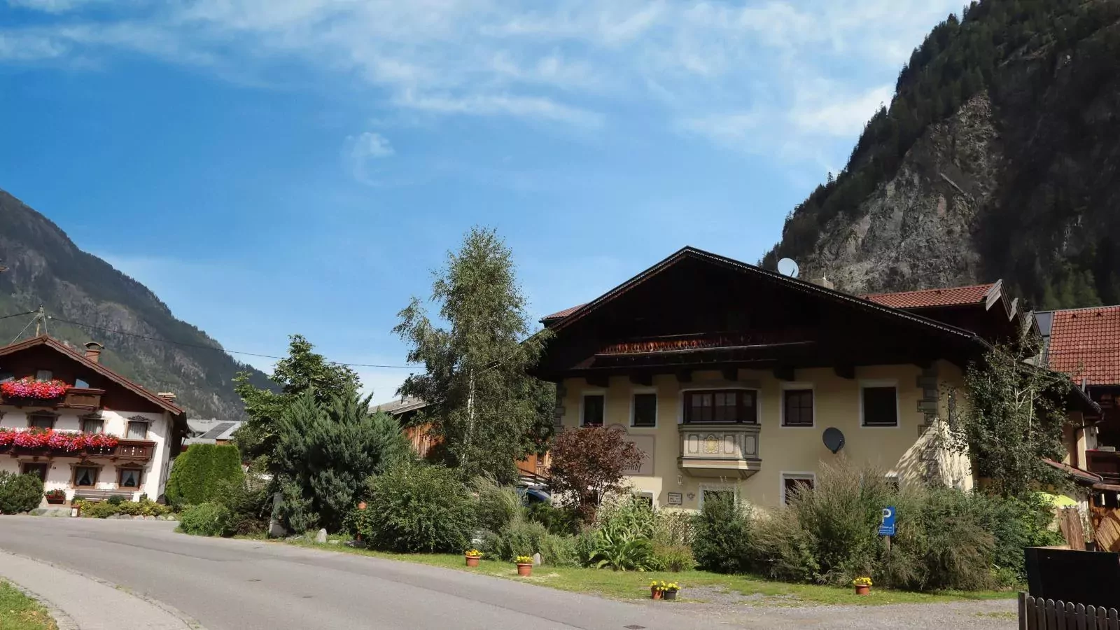 Schweizerhof Edelweiß-Buitenkant zomer