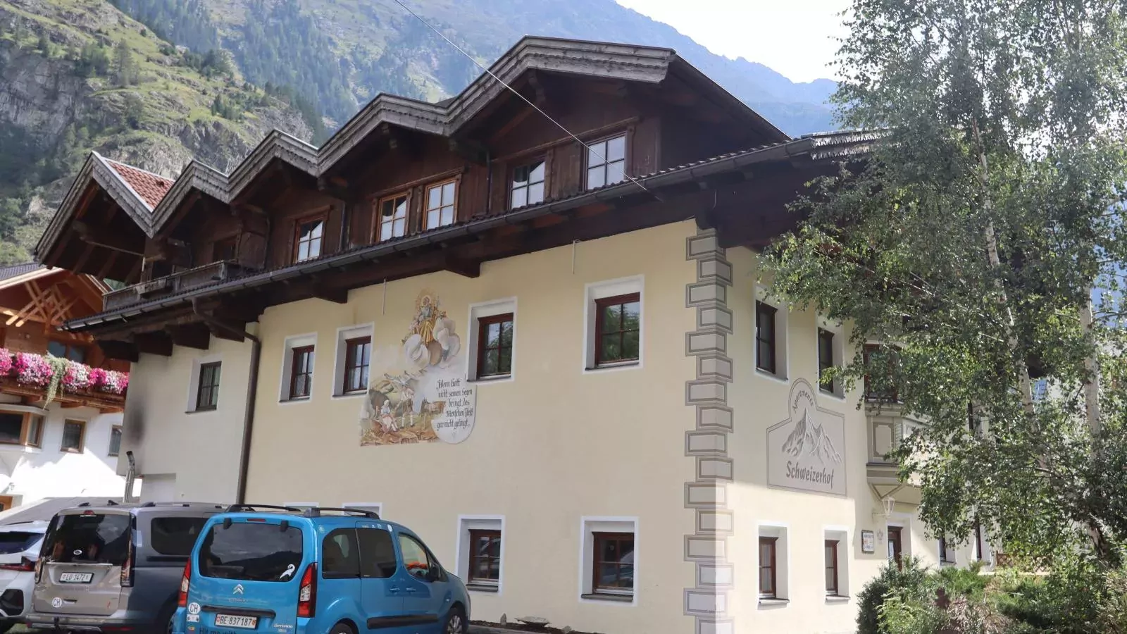 Schweizerhof Melisse-Buitenkant zomer