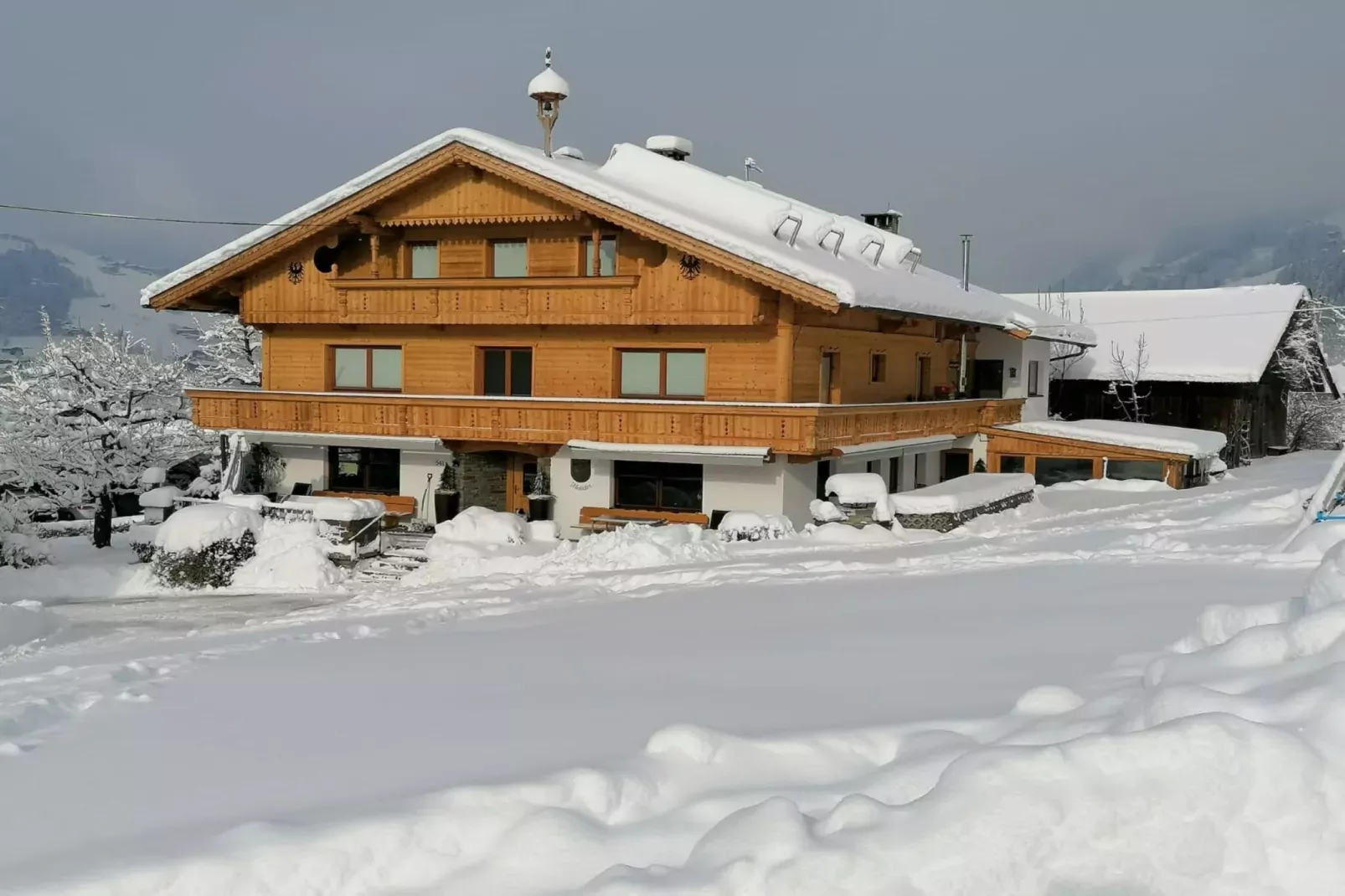 Apartment Moiklerhof-Exterieur winter