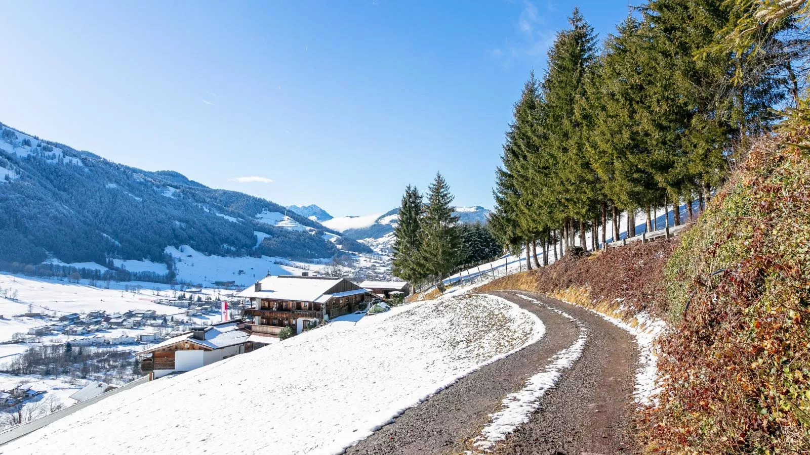 Sonnenhütte oben-Uitzicht winter