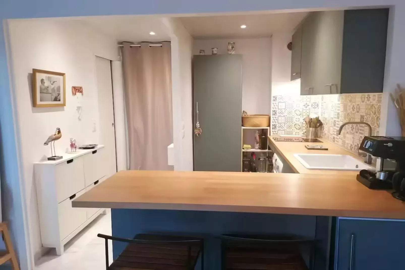 Grand Studio refait à neuf-Keuken