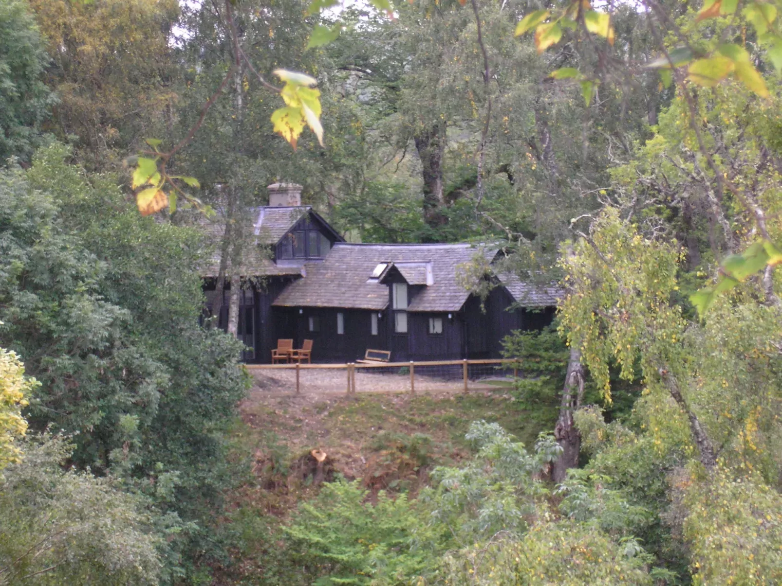 outside