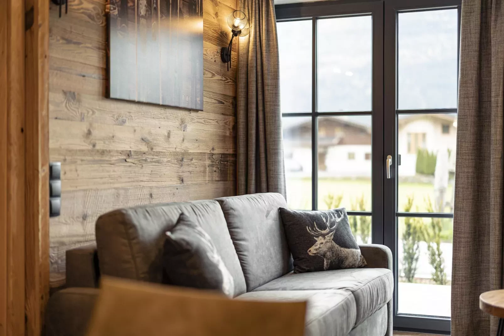 Tauernlodges Uttendorf 1C-Woonkamer