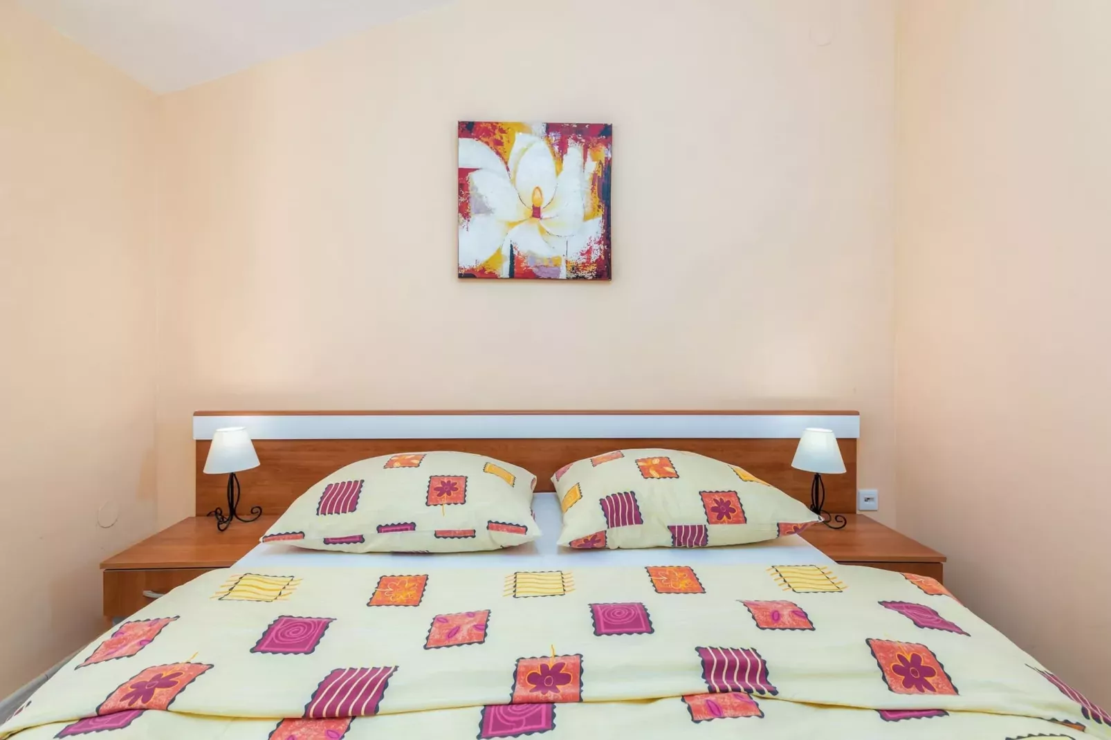 Apartment with Pool in Liznjan - Buneta-Slaapkamer