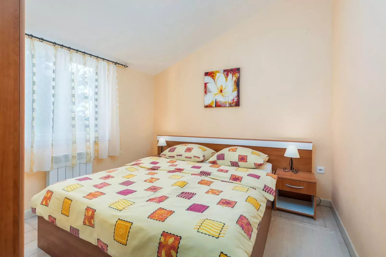 Apartment with Pool in Liznjan - Buneta-Slaapkamer