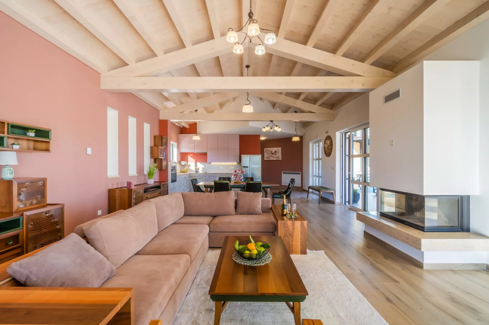 Villa Arkaim with Private Pool-Woonkamer