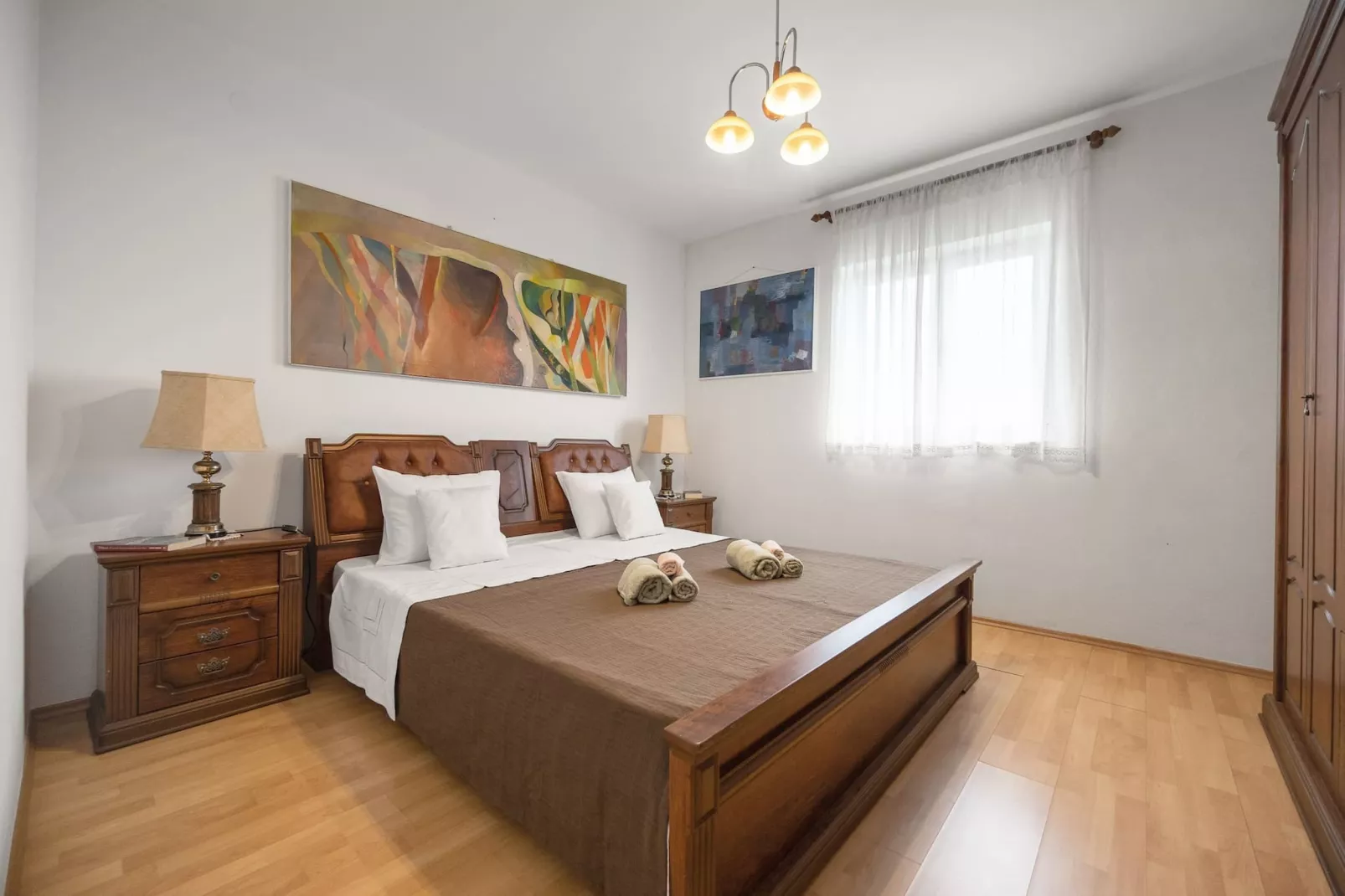 Apartment Jano with Balcony - Shabby Chic-Slaapkamer