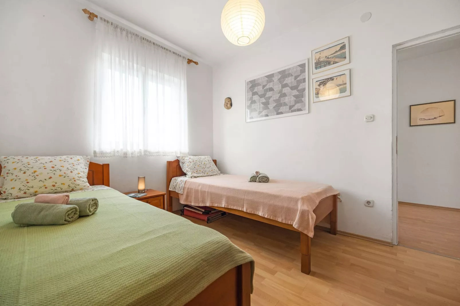Apartment Jano with Balcony - Shabby Chic-Slaapkamer