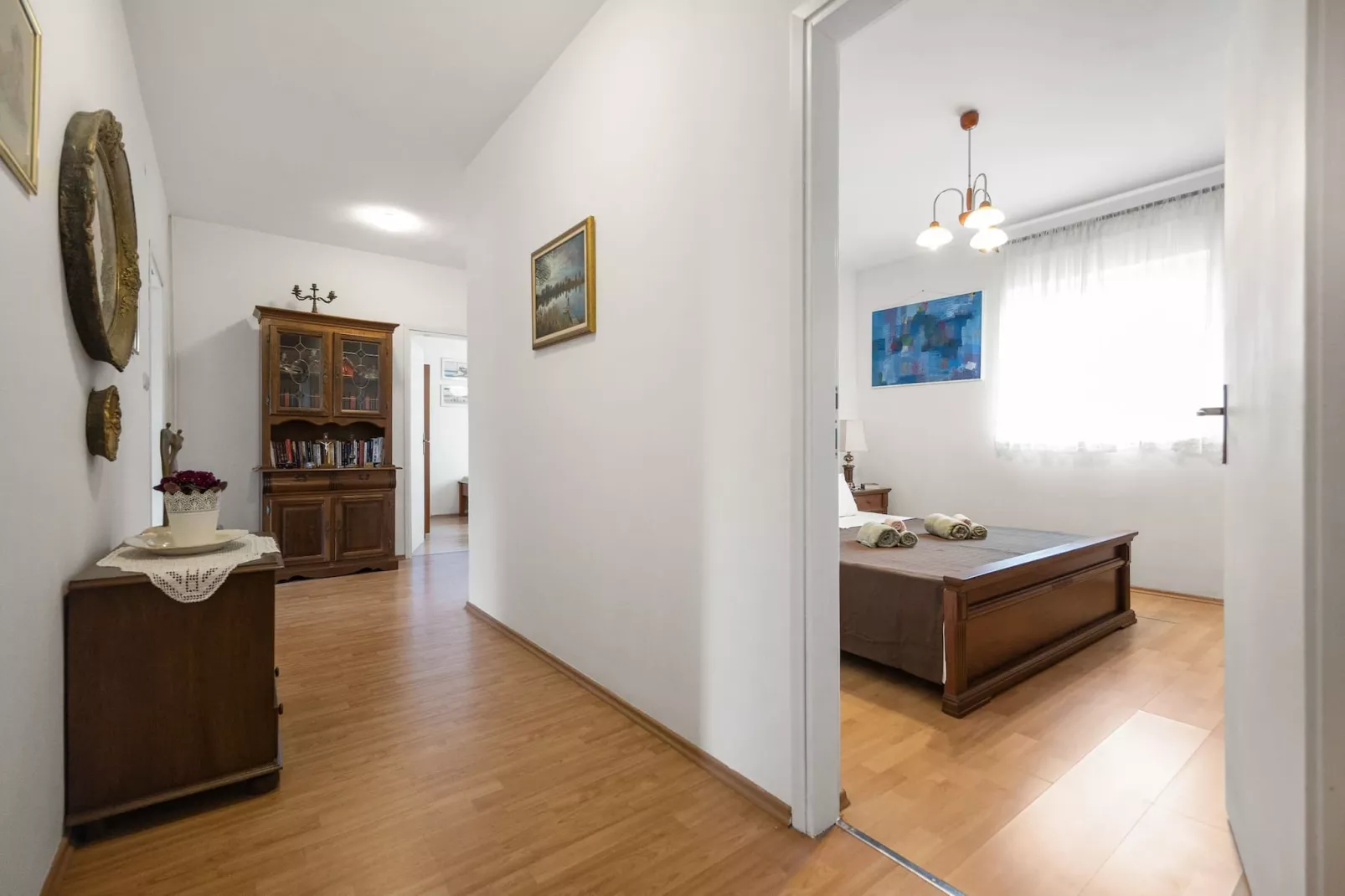Apartment Jano with Balcony - Shabby Chic-Slaapkamer