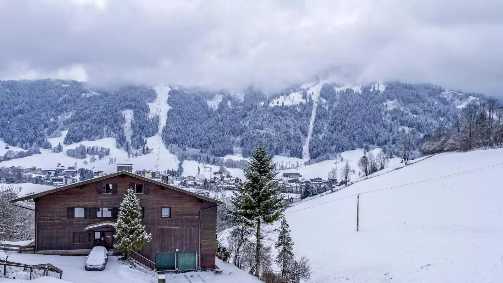 Tiroler Bergtraum Top 1-Uitzicht winter