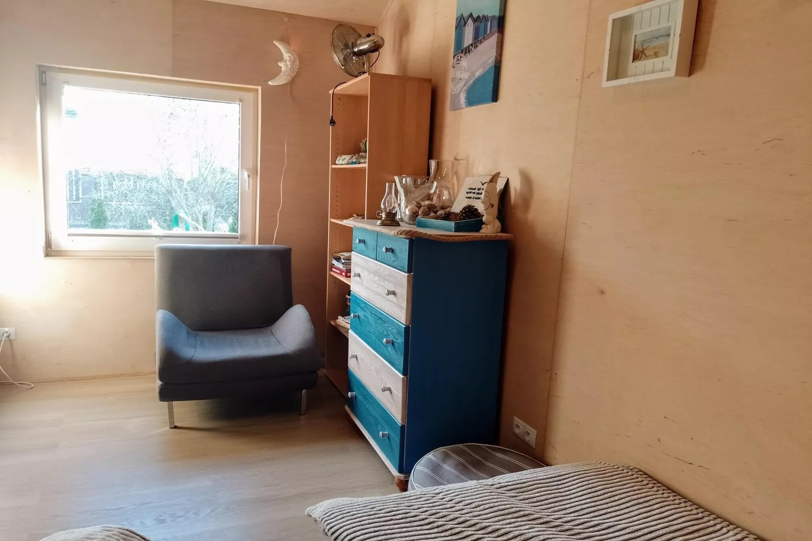 Maritime Ferienhaus für 4 Personen in Nowe Warpno-Slaapkamer