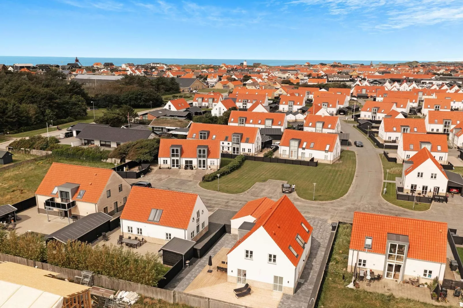 Modern vakantiehuis in Løkken-Buitenlucht
