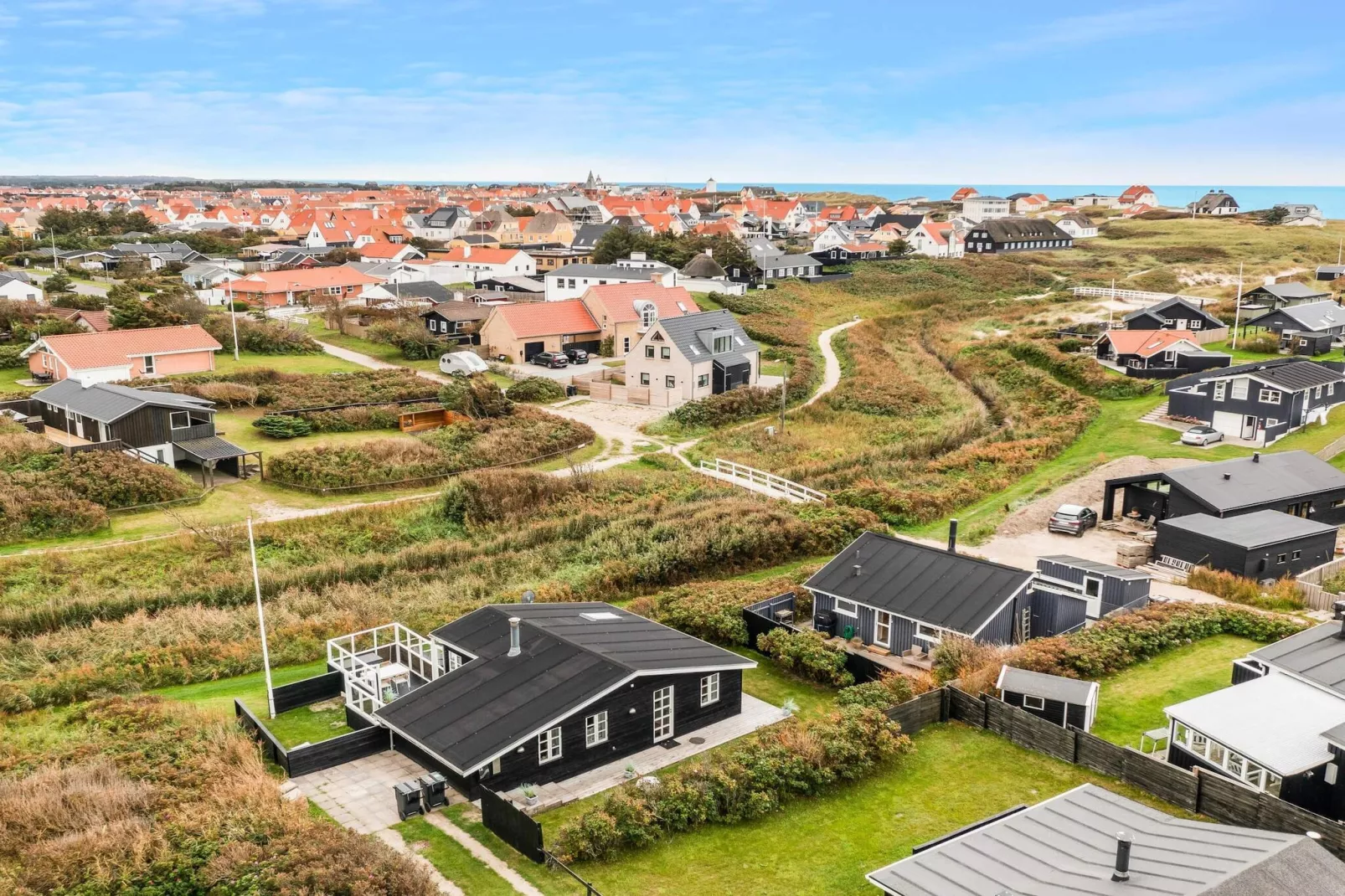 Vakantiehuis in Lokken vlakbij zee-Buitenlucht