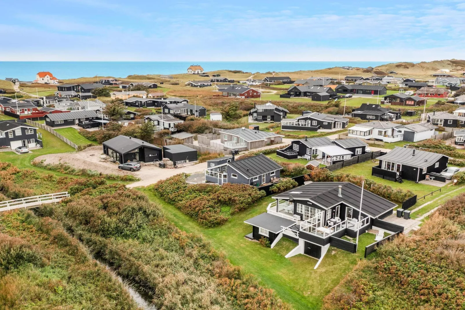 Vakantiehuis in Lokken vlakbij zee-Buitenlucht