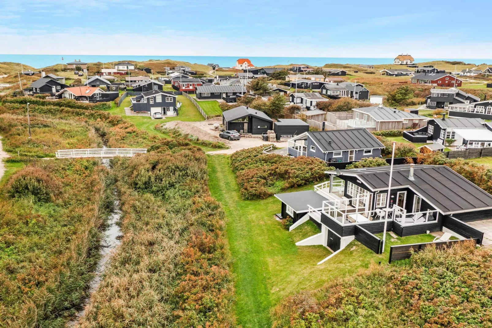 Vakantiehuis in Lokken vlakbij zee-Buitenlucht