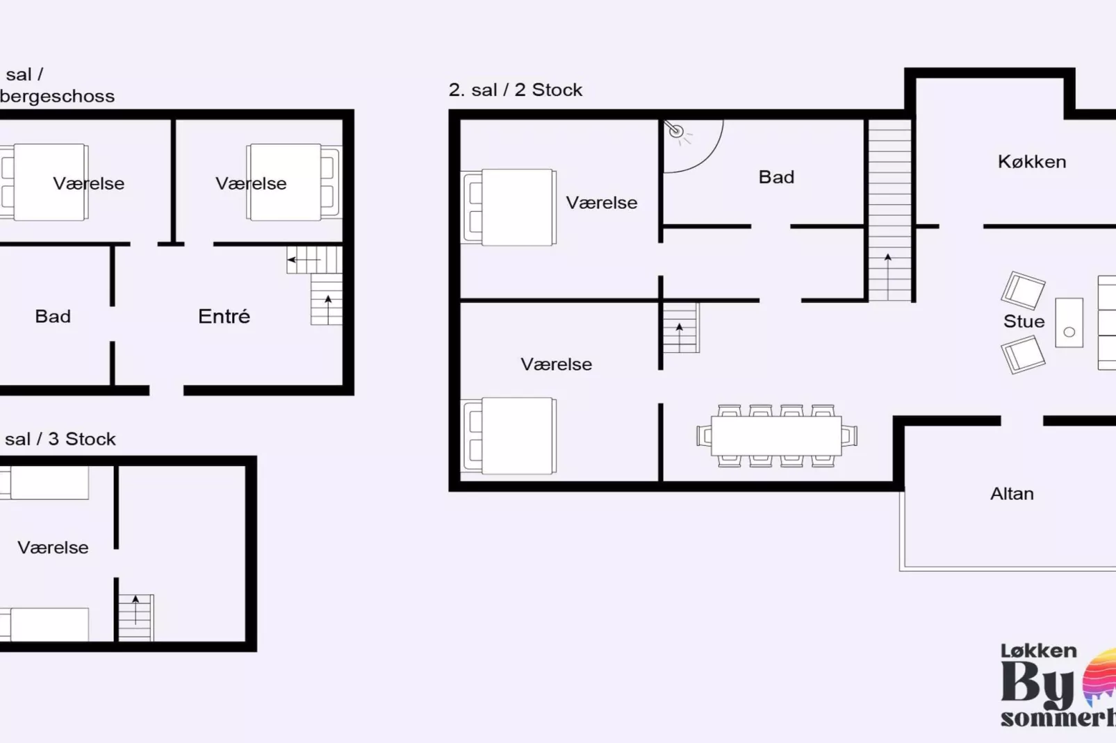 Vakantiehuis aan zee-Binnen