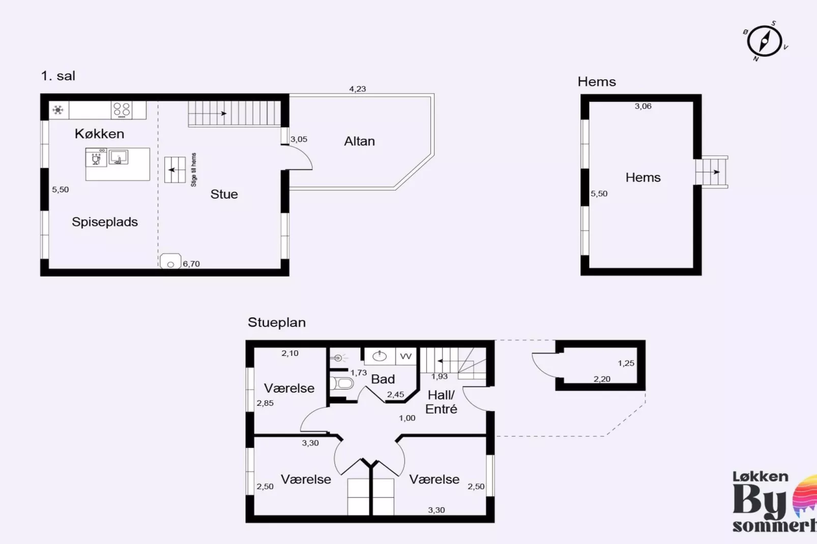 Vakantiehuis in Lokken met zwembad-Binnen