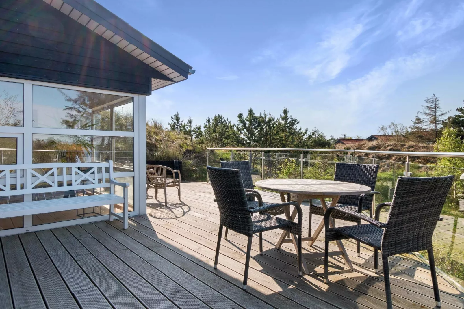 Vakantiehuis nabij het stadje Blokhus-Buitenlucht