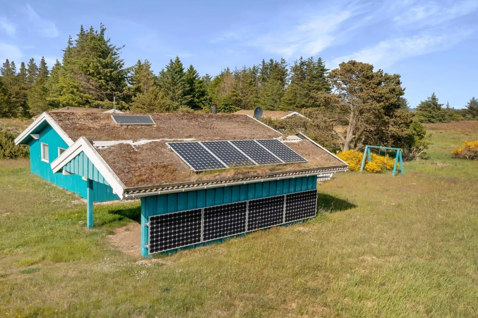 Vakantiehuis in Blokhus met sauna-Buitenlucht