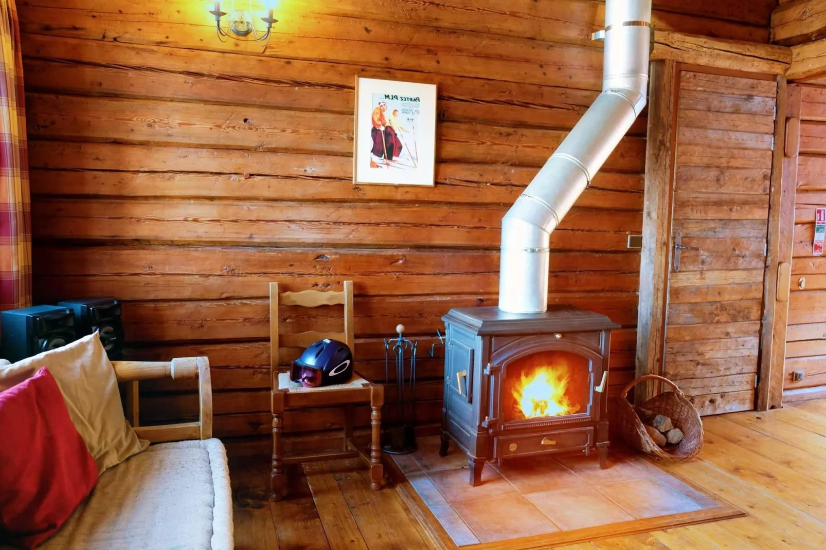Chalet Elliot Est-Woonkamer