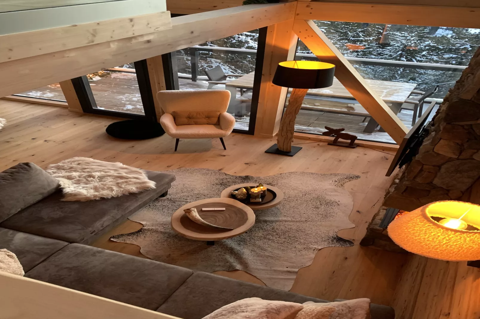 Naturchalets Turracher Höhe 25-Woonkamer