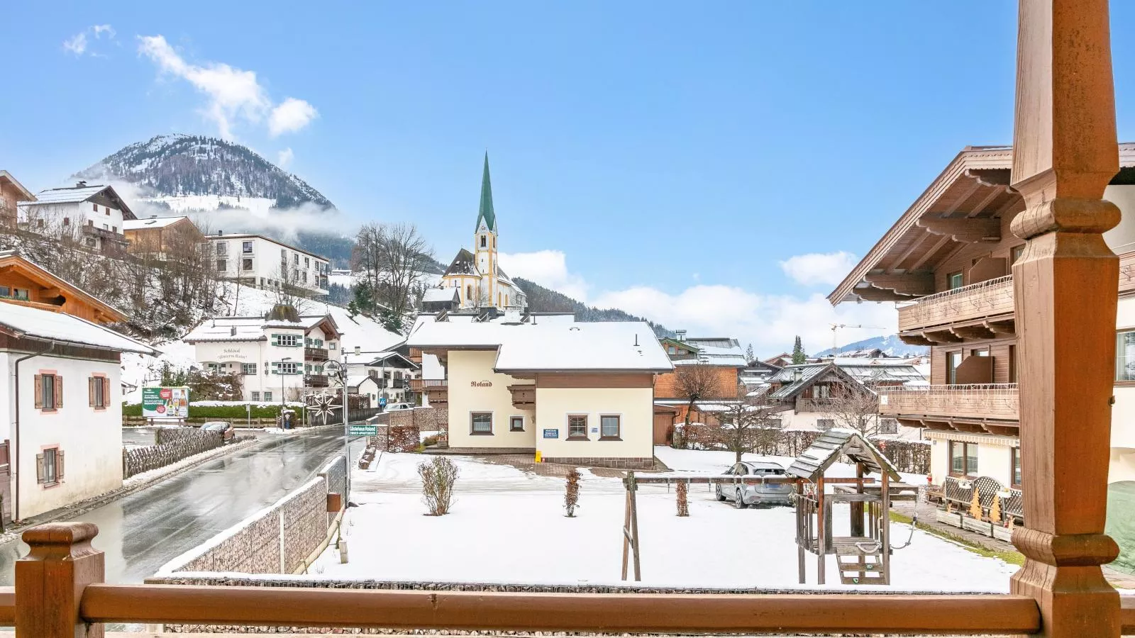 Pension Schreder XL-Uitzicht winter