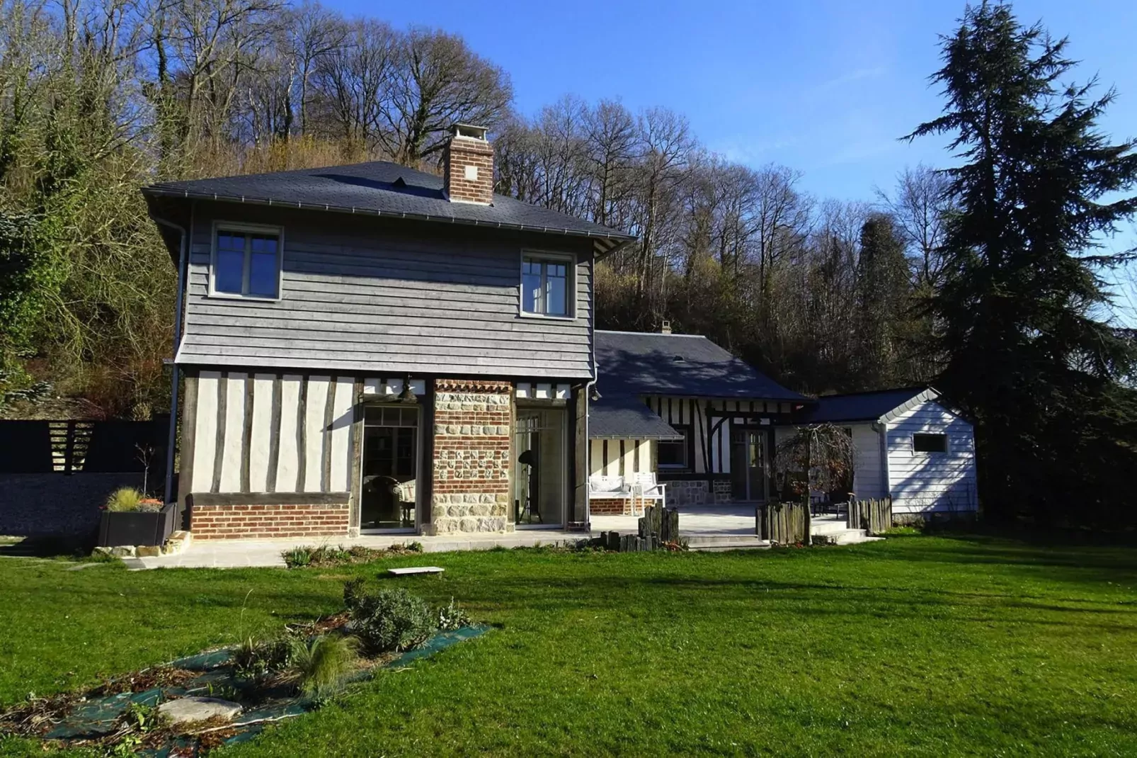 Holiday home Vinnemerville-Buitenkant zomer