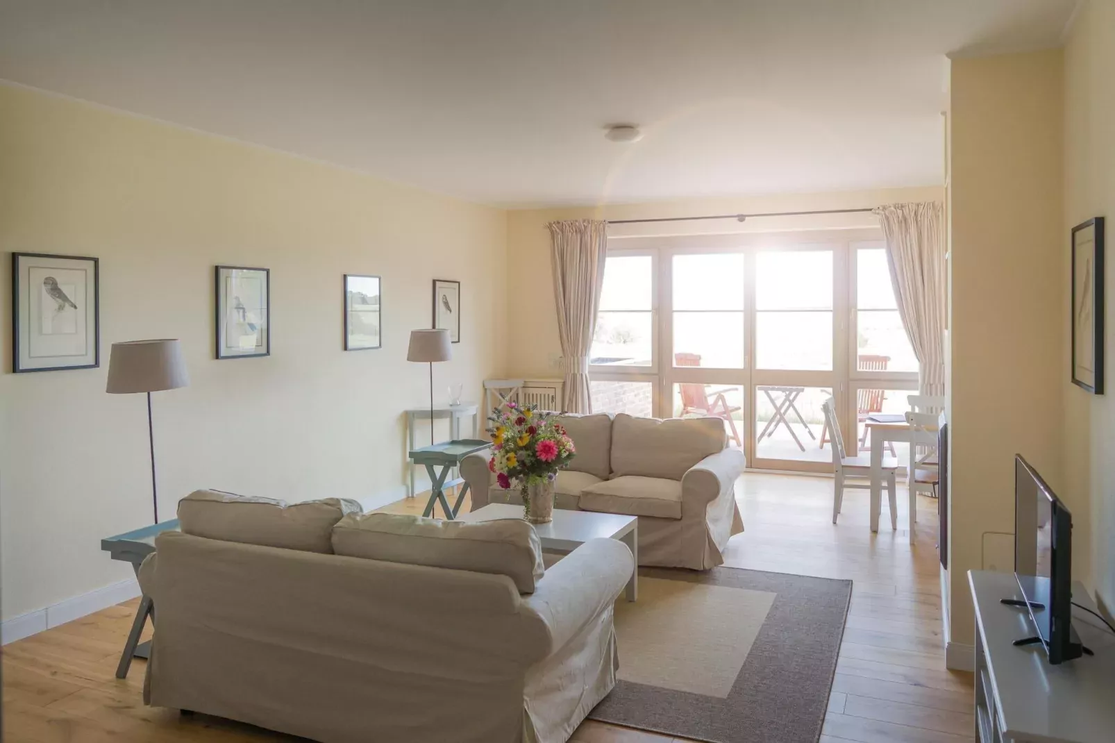 Fewo Bellevue 1 SZ-Woonkamer