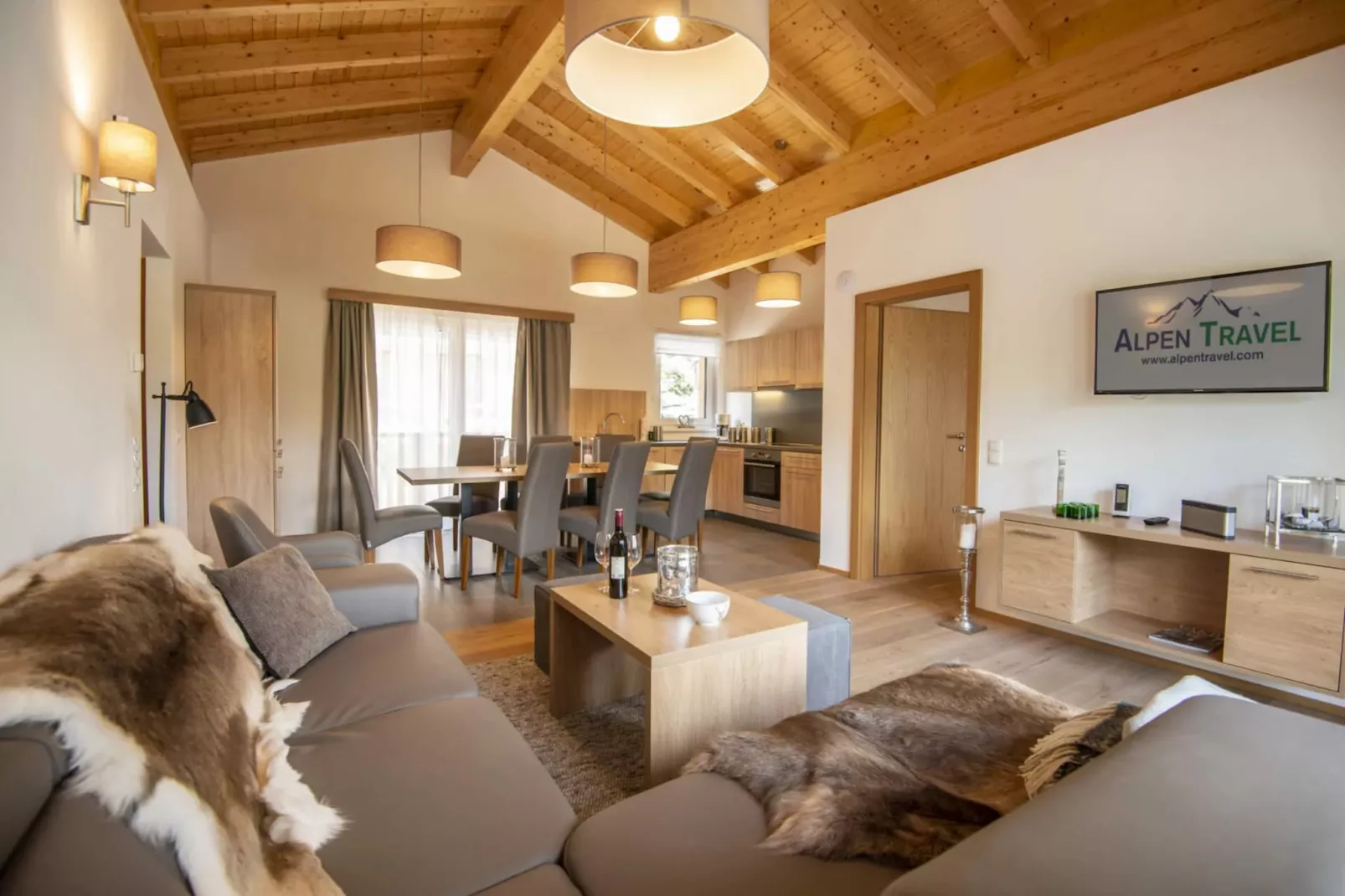 GA2P Alpenleben Apartments-Woonkamer
