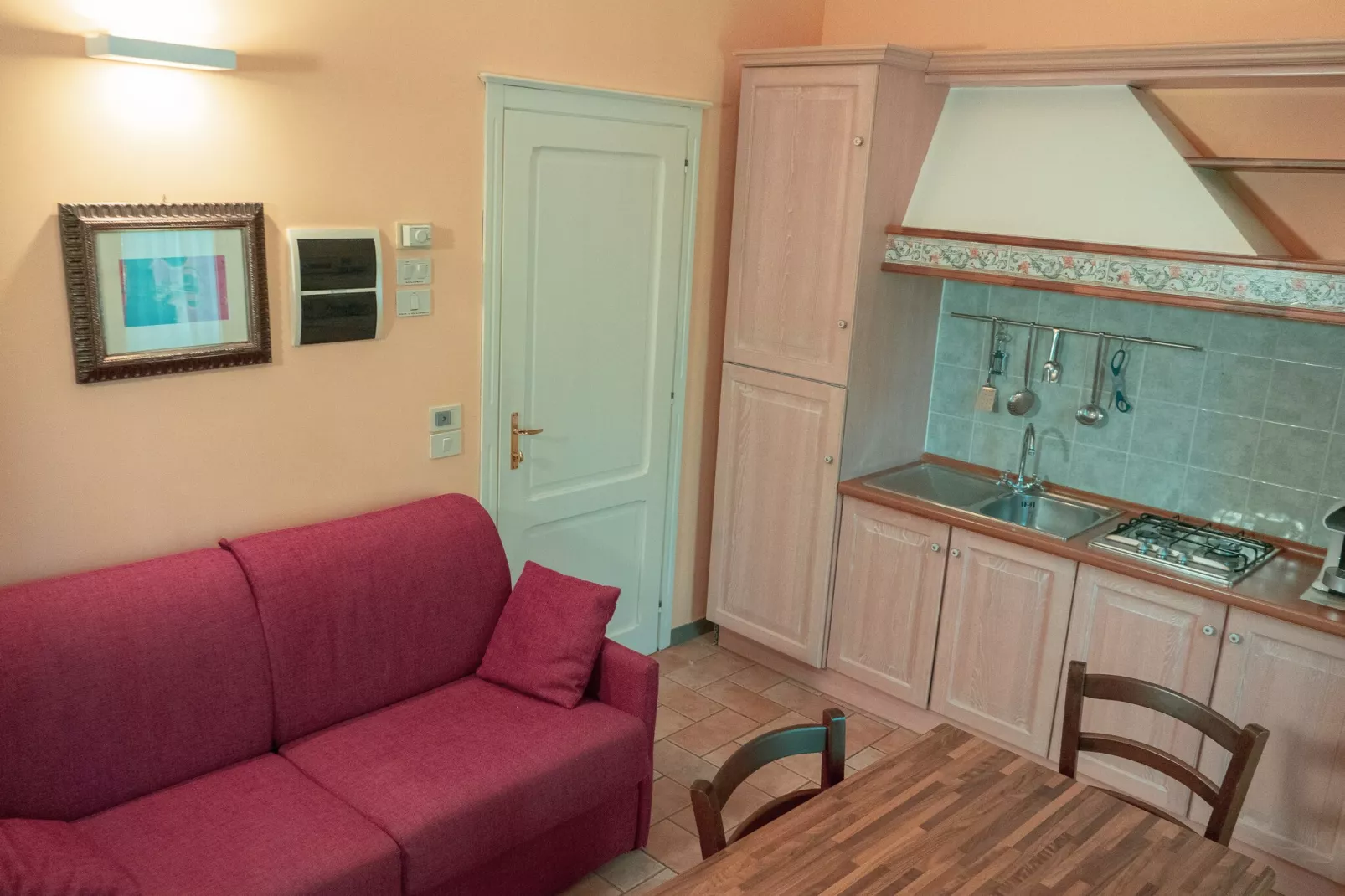 Assisi 3 pax-Woonkamer