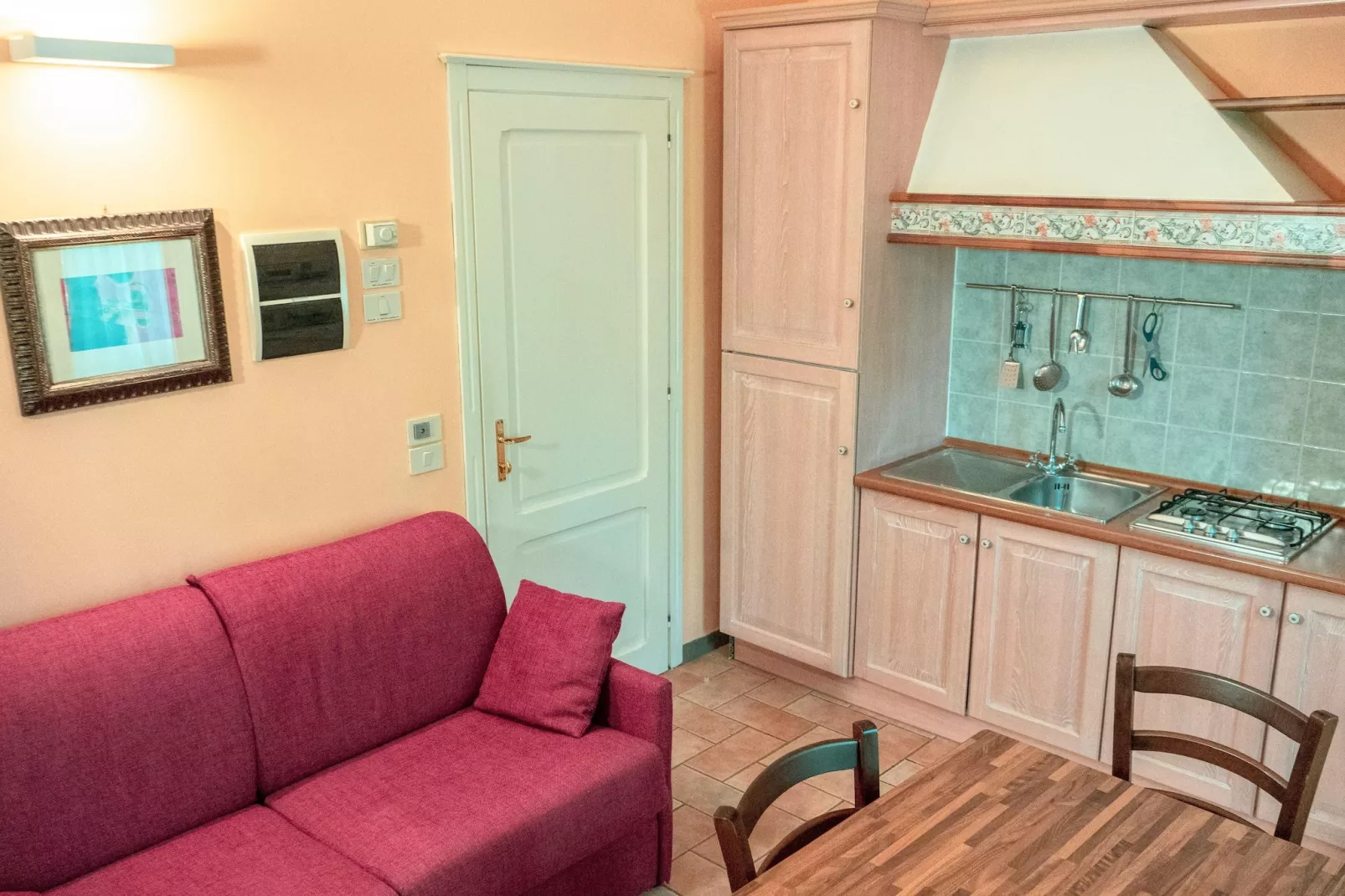 Assisi 3 pax-Woonkamer