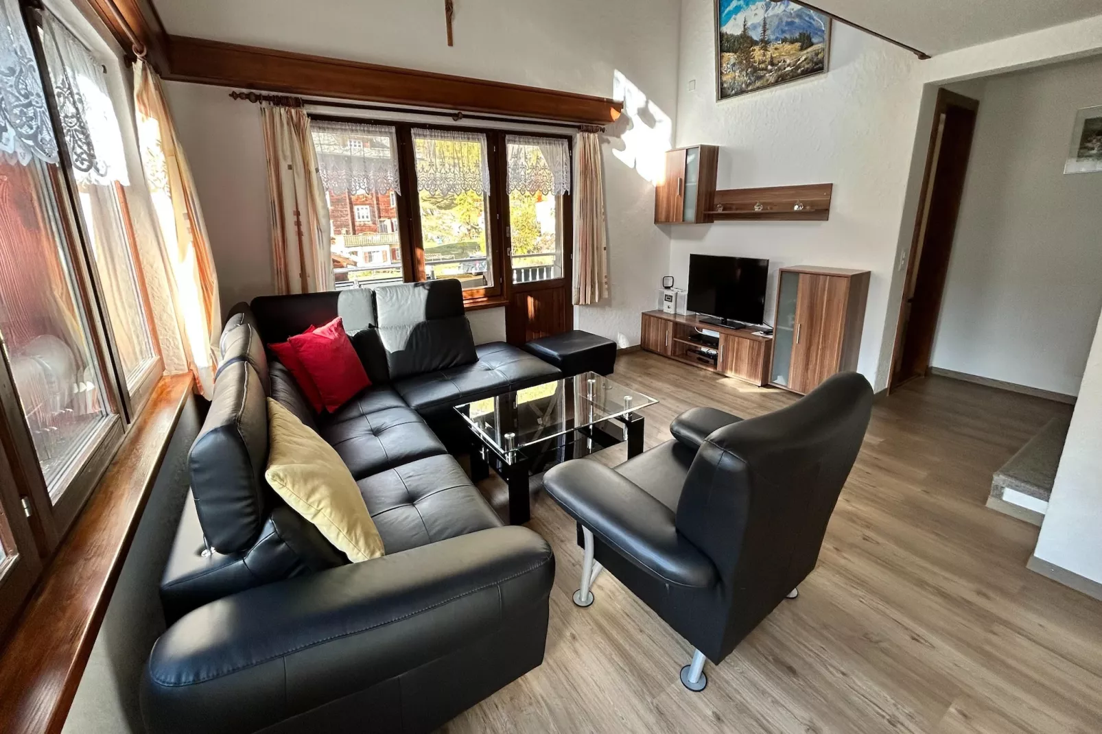 Chalet Sunstar große Wohnung-Woonkamer