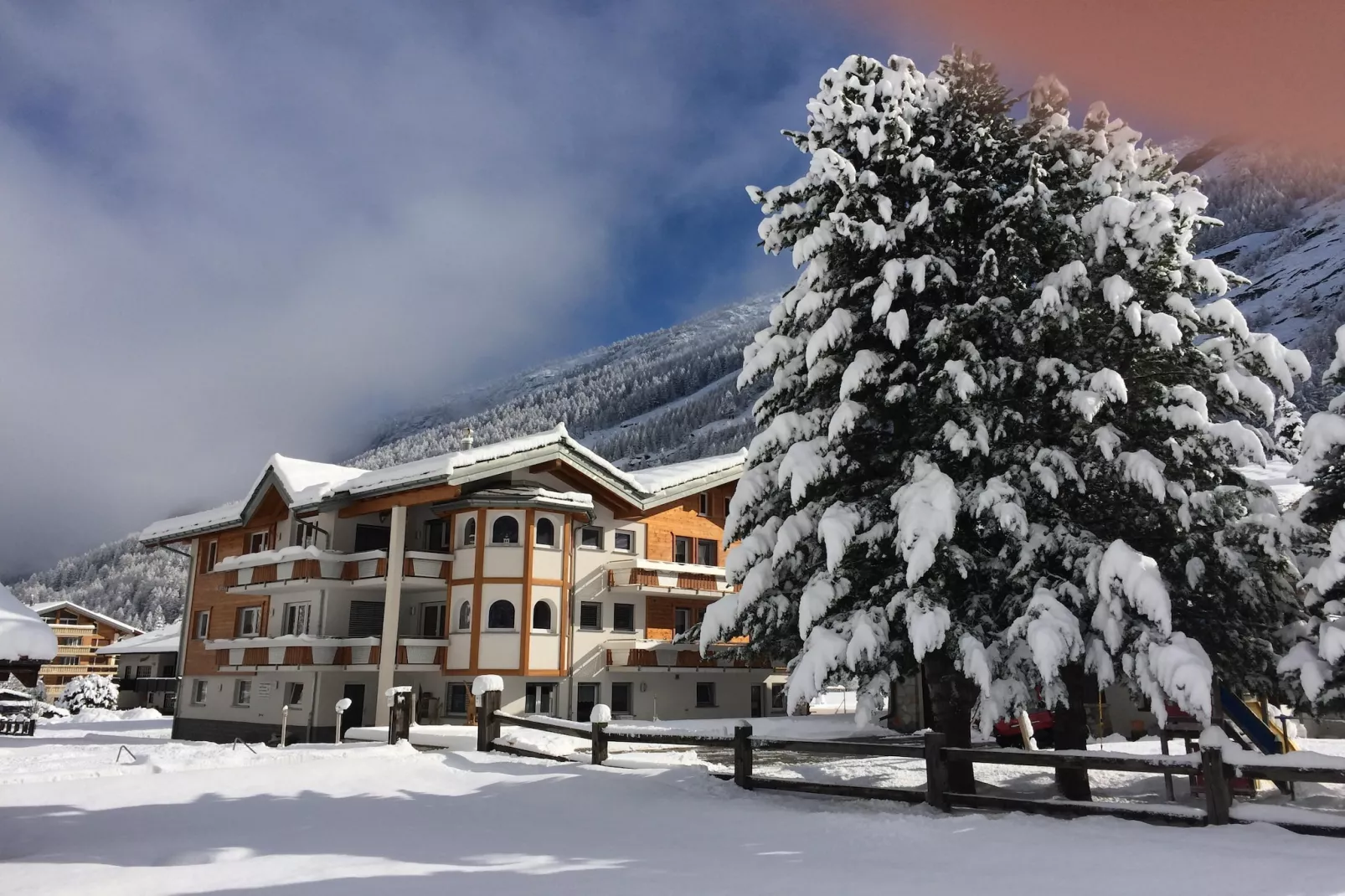 Haus Alpenstern Wohnung Distel-Exterieur winter