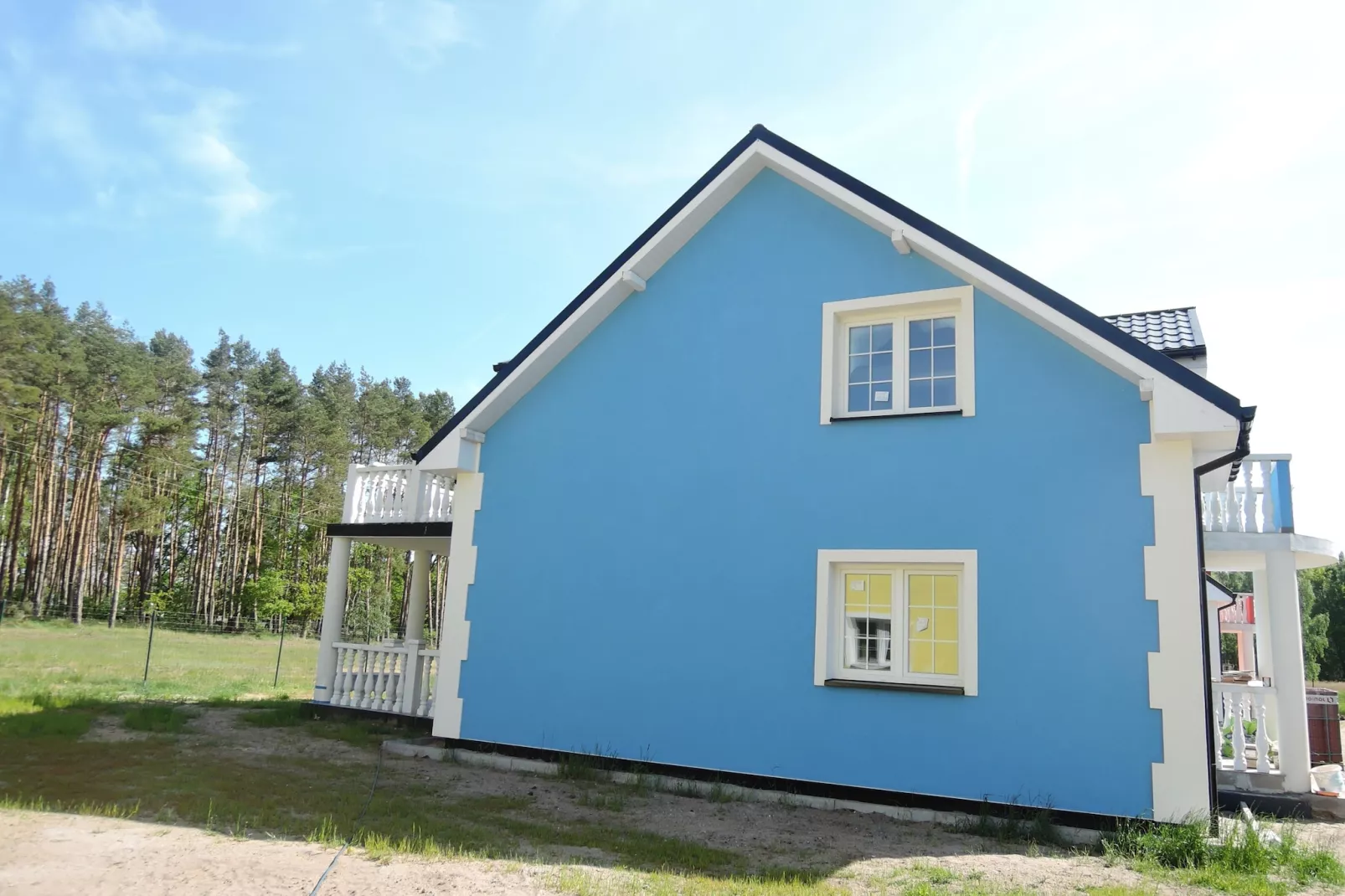 Ferienhaus Kormoran in Nowe Warpno für 10 Personen LUK-Buitenkant zomer