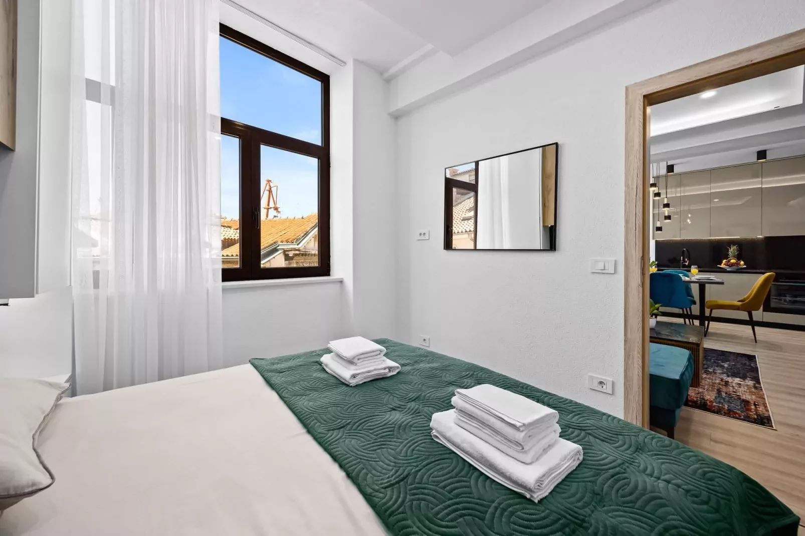 Capitolina Two Bedroom Apartment-Slaapkamer