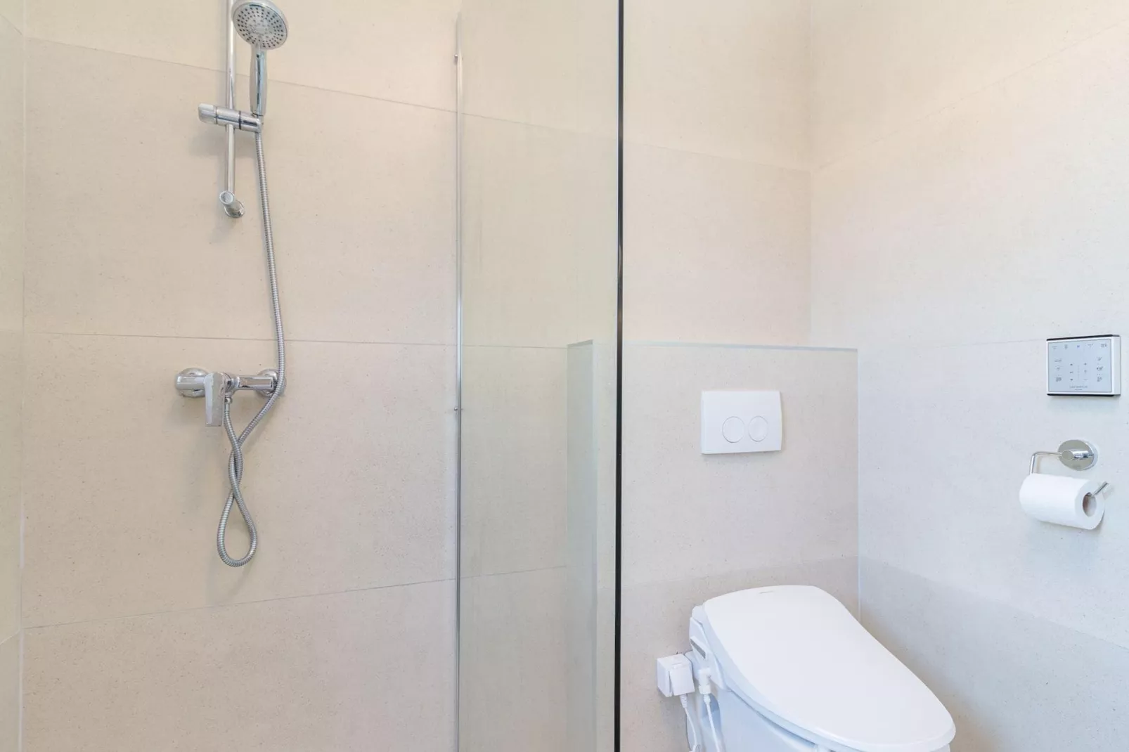 Pool Apartment Sax with Sea View (Private Pool)-Badkamer
