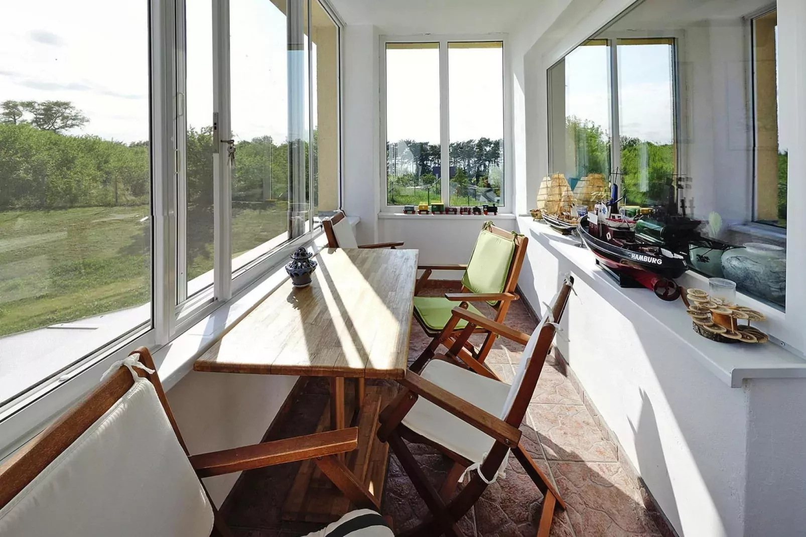 Holiday flat Lubin-Terrasbalkon