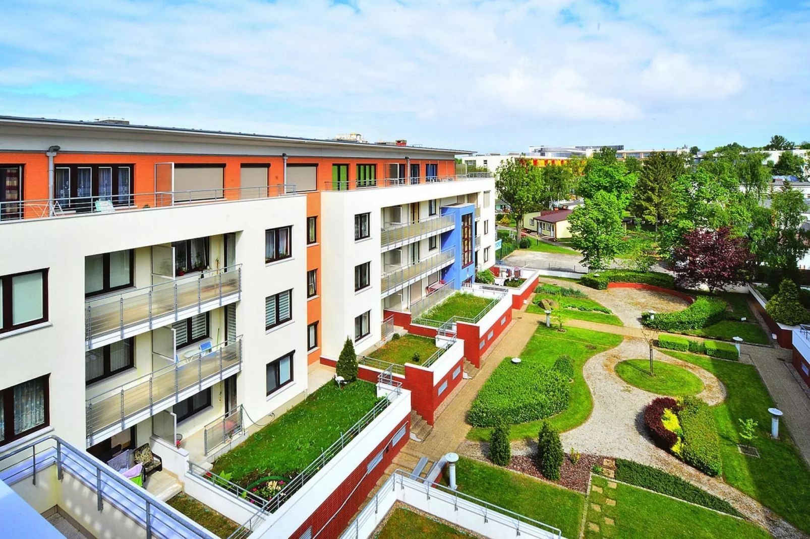 Apartment Kolobrzeg-Buitenkant zomer