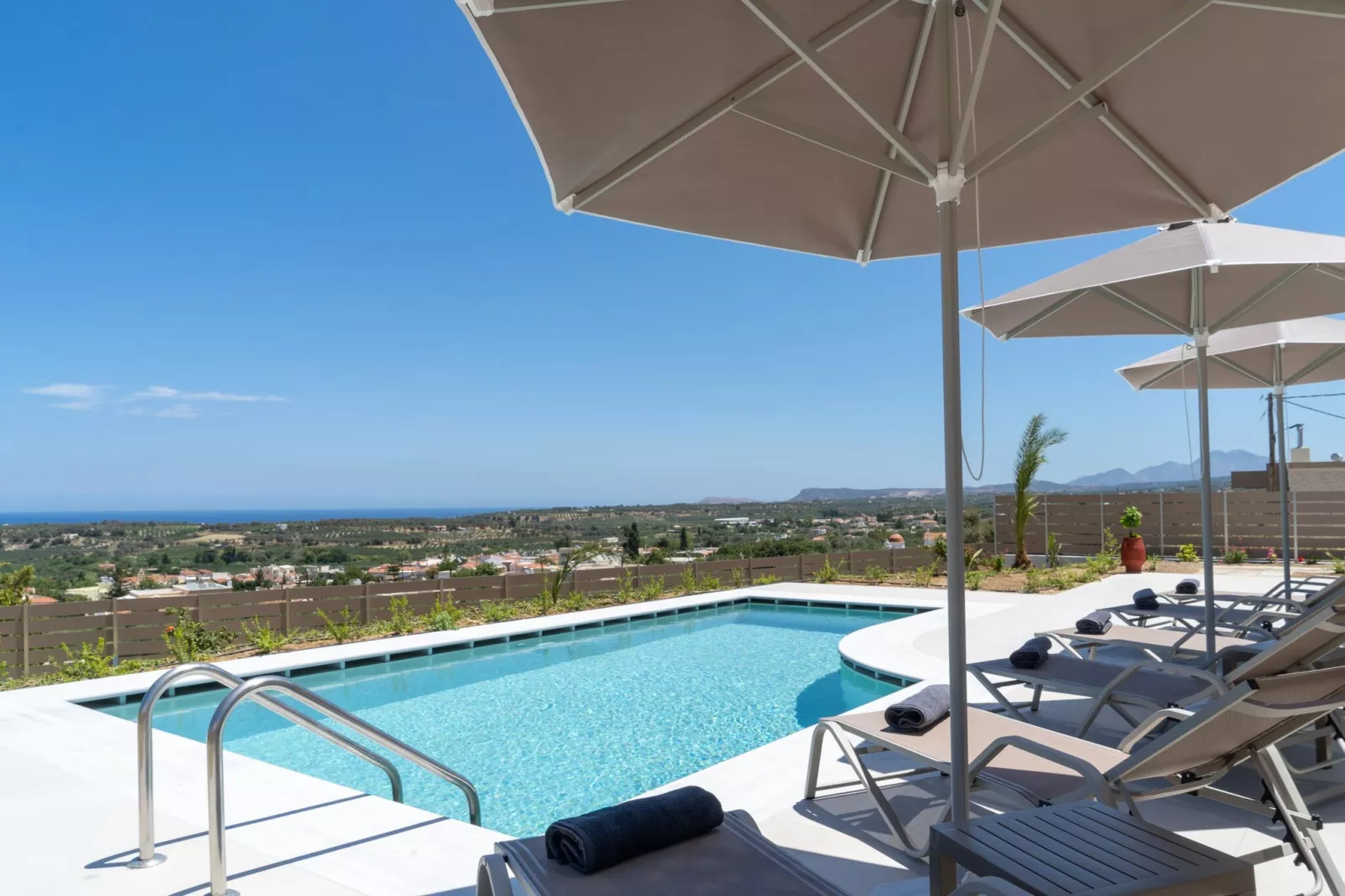 Athel Panoramic view Villas Stavros-Zwembad