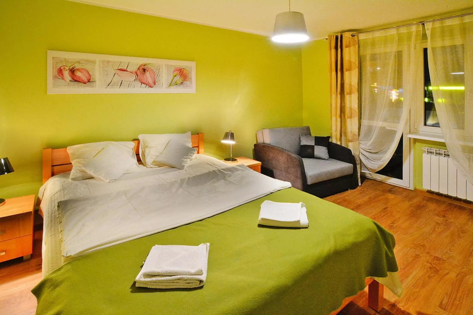 Apartament dla 5 osób Kołobrzeg-Slaapkamer