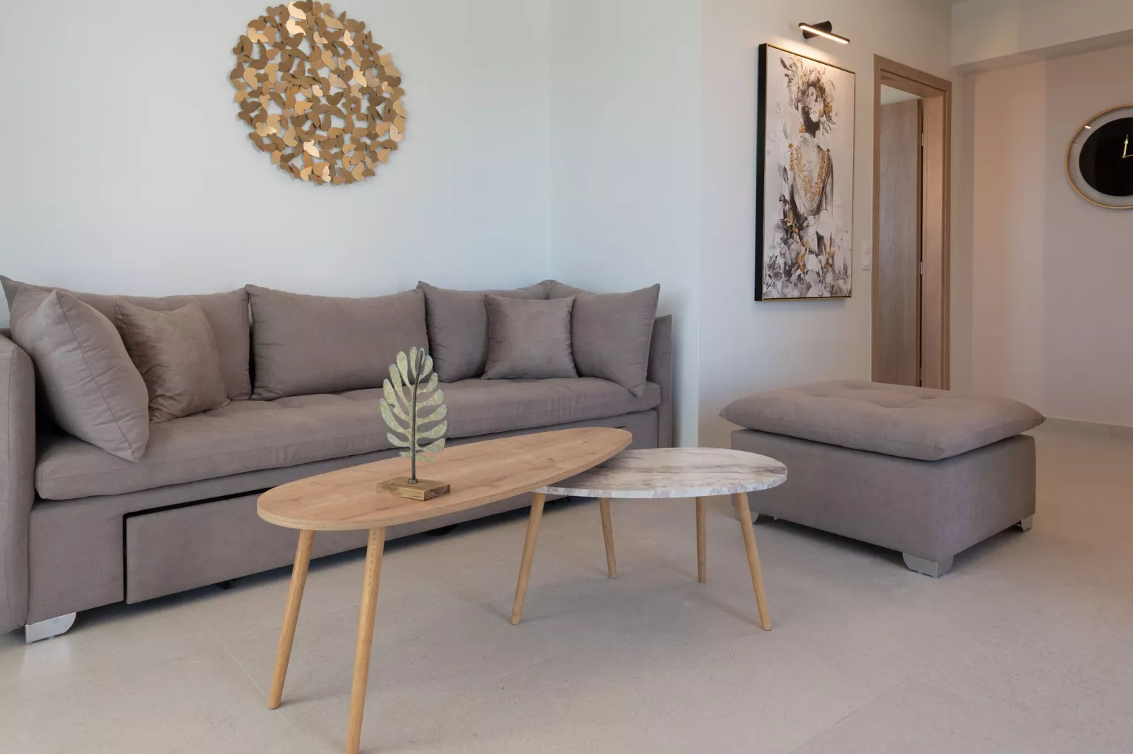 Athel Panoramic view Villas Stavros-Woonkamer
